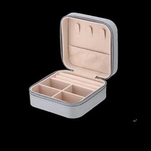 Compact Gray Jewelry Organizer